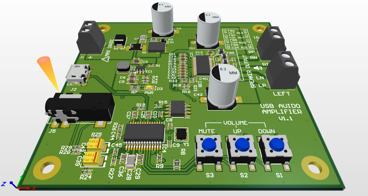 USB2.0 Audio Amplifier