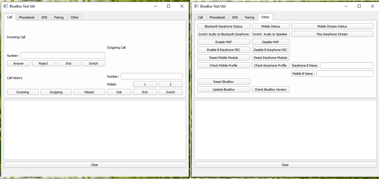 BlueBox Utility – Main Interface