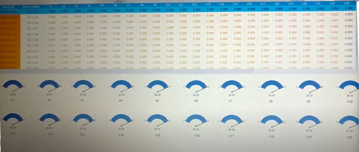 Datalogger software UI