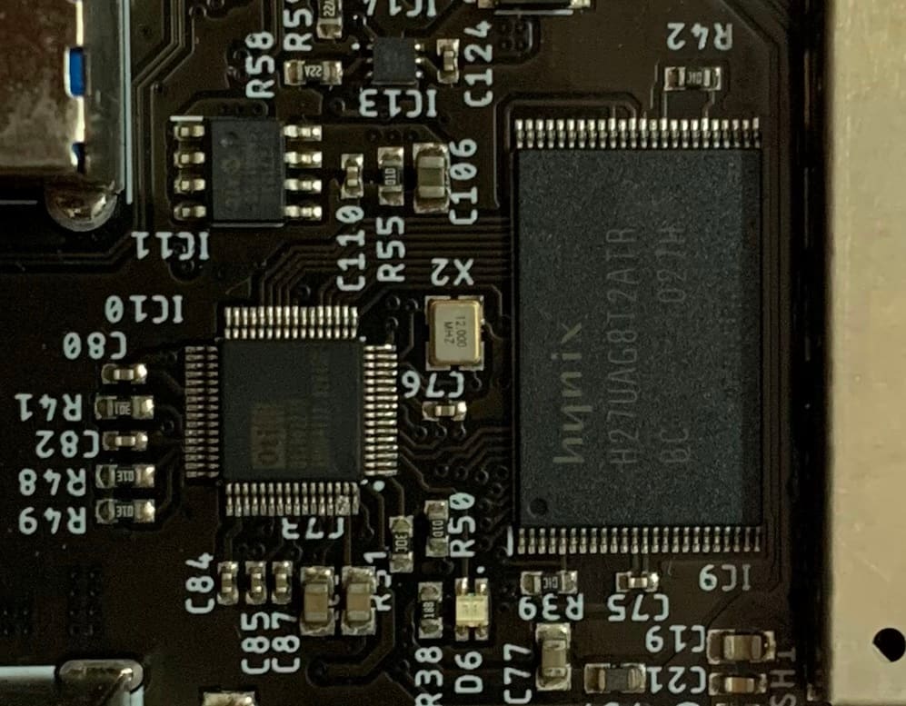 Mass Storage Circuit on Product PCB