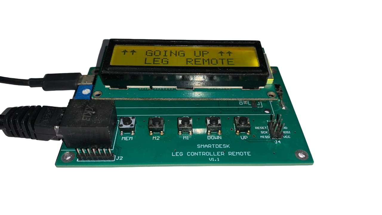 Custom Remote for Motorized Legs
